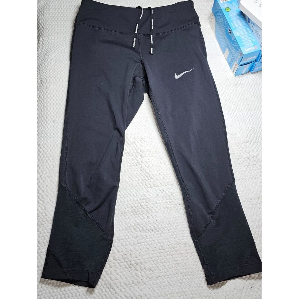 Nike Dri-fit Athletic Capri Pants Women's Small Snug‎ Fit